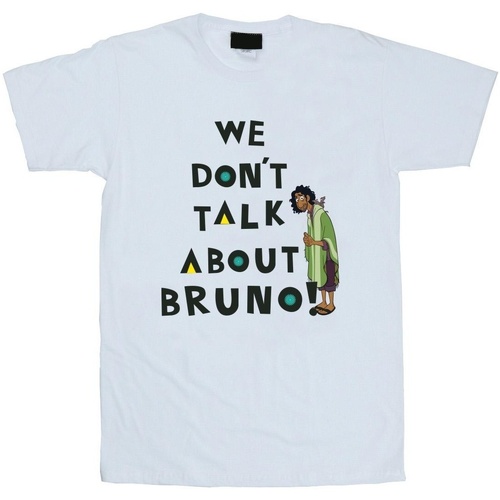 Vêtements Fille T-shirts manches longues Disney Encanto We Don't Talk About Bruno Blanc