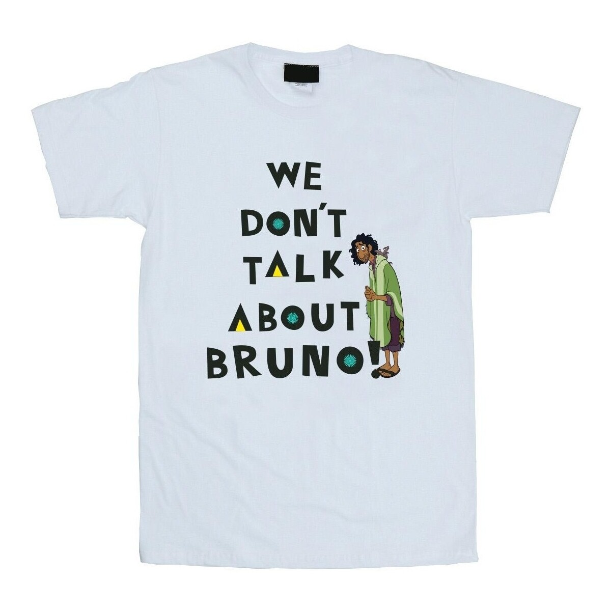 Vêtements Fille T-shirts manches longues Disney Encanto We Don't Talk About Bruno Blanc