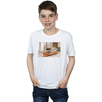 Vêtements Garçon T-shirts manches courtes Friends Boat Photo Blanc