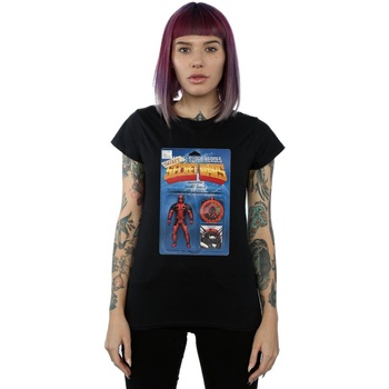 Vêtements Femme T-shirts manches longues Marvel Deadpool Secret Wars Action Figure Noir