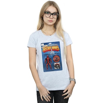 Vêtements Femme T-shirts manches longues Marvel Deadpool Secret Wars Action Figure Gris