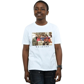 Vêtements Garçon T-shirts manches courtes Friends Retrospective Still Blanc