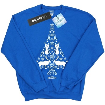 Vêtements Garçon Sweats Disney Frozen Christmas Tree Bleu