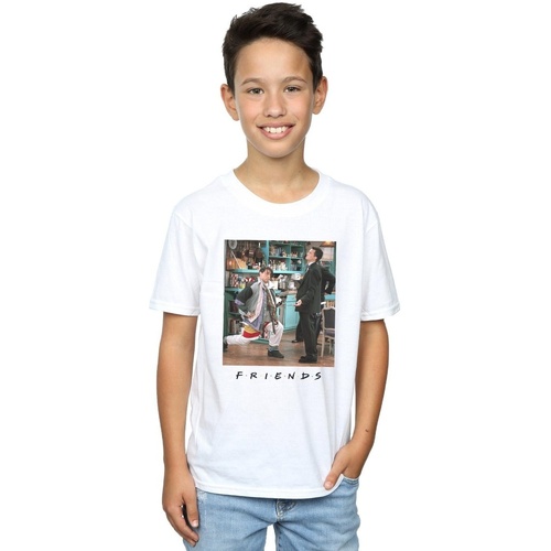 Vêtements Garçon T-shirts & Polos Friends Joey Lunges Blanc