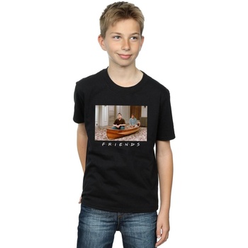 Vêtements Garçon T-shirts manches courtes Friends Joey And Chandler Boat Noir