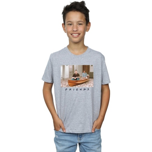 Vêtements Garçon T-shirts manches courtes Friends Joey And Chandler Boat Gris