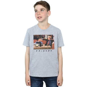 Vêtements Garçon T-shirts manches courtes Friends Joey And Chandler Hats Gris