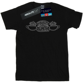Vêtements Garçon T-shirts manches courtes Friends Central Perk Outline Noir
