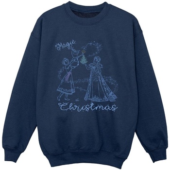 Vêtements Garçon Sweats Disney Frozen Magic Christmas Bleu