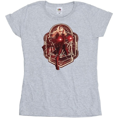Vêtements Femme T-shirts manches longues Marvel Doctor Strange Wanda Vintage Gris