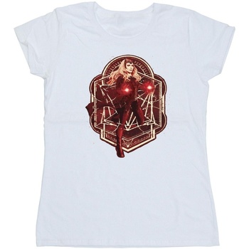 Vêtements Femme T-shirts manches longues Marvel Doctor Strange Wanda Vintage Blanc