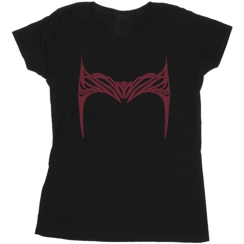 Vêtements Femme T-shirts manches longues Marvel Doctor Strange Wanda Crown Noir