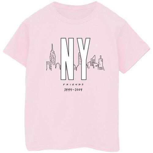 Vêtements Fille T-shirts manches longues Friends NY City Rouge