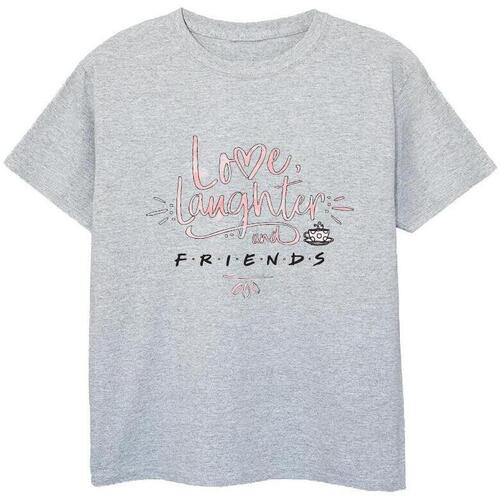 Vêtements Fille T-shirts manches longues Friends Love Laughter Gris
