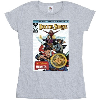 Vêtements Femme T-shirts manches longues Marvel Doctor Strange Comic Cover Gris