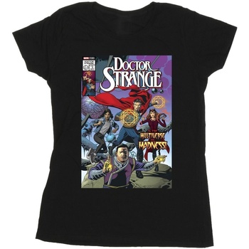 Vêtements Femme T-shirts manches longues Marvel Doctor Strange Comic Circles Noir