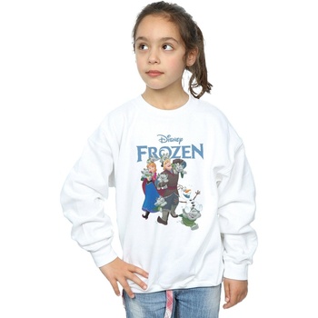 Vêtements Fille Sweats Disney Frozen Happy Trolls Blanc