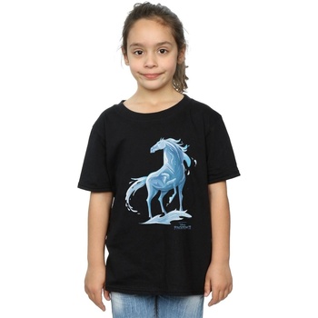 Vêtements Fille T-shirts manches longues Disney Frozen 2 Nokk The Water Spirit Noir