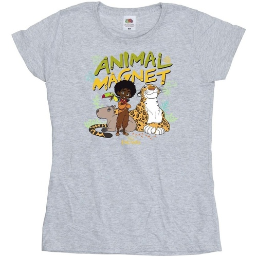 Vêtements Femme T-shirts manches longues Disney Encanto Animal Magnet Gris