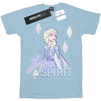 Vêtements Fille T-shirts manches longues Disney Frozen 2 Elsa Free Spirit Bleu