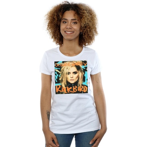 Vêtements Femme T-shirts manches longues Debbie Harry Rockbird Cover Blanc