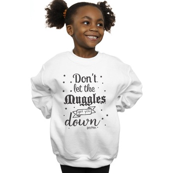 Vêtements Fille Sweats Harry Potter Don't Let The Muggles Blanc