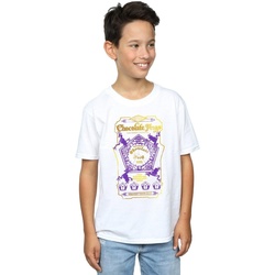 Vêtements Garçon T-shirts manches courtes Harry Potter Chocolate Frogs Coloured Label Blanc