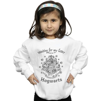 Vêtements Fille Sweats Harry Potter Hogwarts Waiting For My Letter Blanc