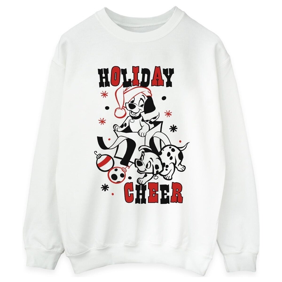 Vêtements Femme Sweats Disney 101 Dalmatians Holiday Cheer Blanc