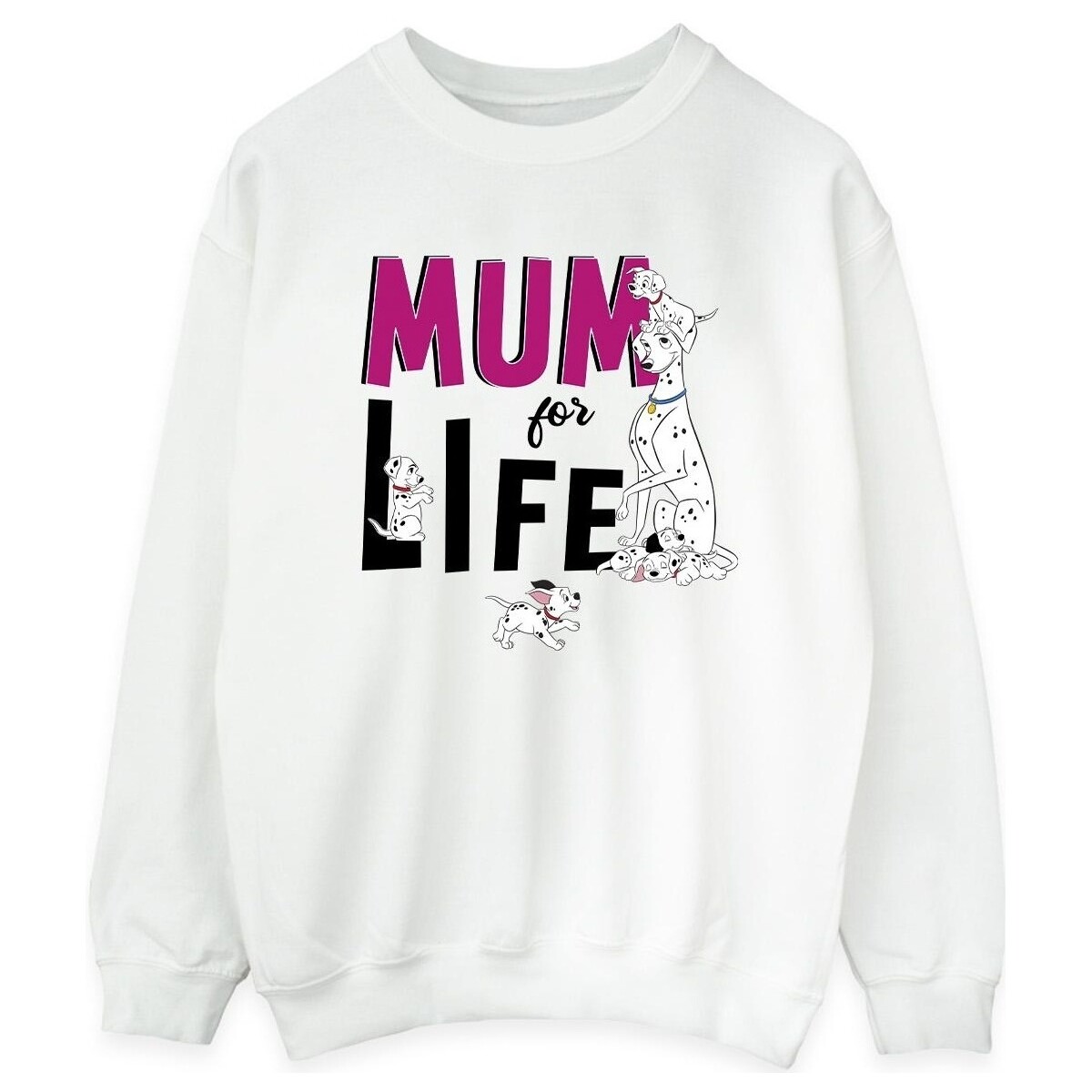 Vêtements Femme Sweats Disney 101 Dalmatians Mum For Life Blanc