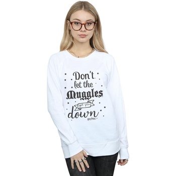 Vêtements Femme Sweats Harry Potter Don't Let The Muggles Blanc
