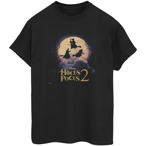 Vêtements Femme T-shirts manches longues Disney Hocus Pocus Witches Flying Noir