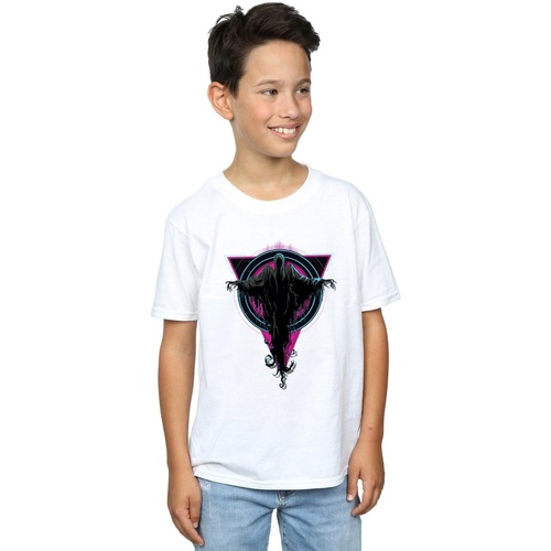 Vêtements Garçon T-shirts manches courtes Harry Potter Neon Dementors Blanc