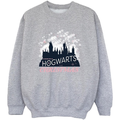 Vêtements Garçon Sweats Harry Potter Hogwarts Christmas Gris