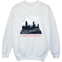 Vêtements Garçon Sweats Harry Potter Hogwarts Christmas Blanc