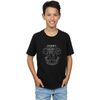 Vêtements Garçon T-shirts manches courtes Harry Potter Dobby Seal Noir