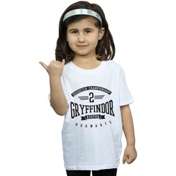 Vêtements Fille T-shirts manches longues Harry Potter Gryffindor Keeper Blanc