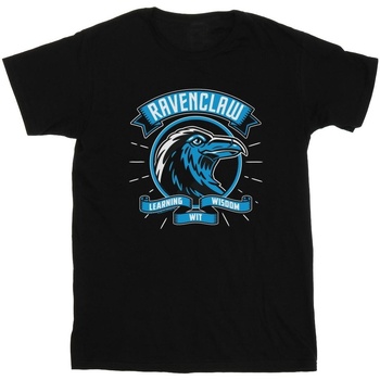 Vêtements Garçon T-shirts manches courtes Harry Potter Ravenclaw Toon Crest Noir