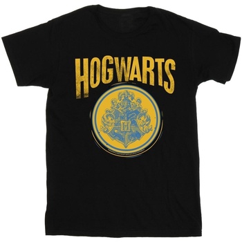 Vêtements Garçon T-shirts manches courtes Harry Potter Hogwarts Circle Crest Noir