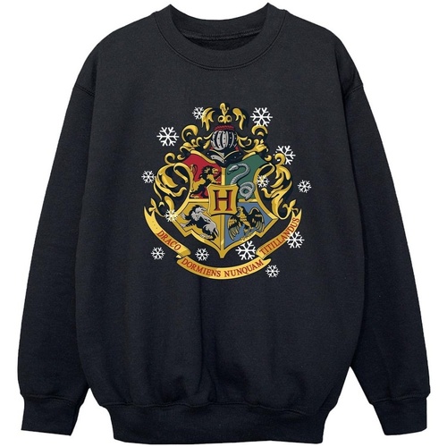 Vêtements Fille Sweats Harry Potter Christmas Crest Noir
