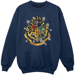 Vêtements Fille Sweats Harry Potter Christmas Crest Bleu