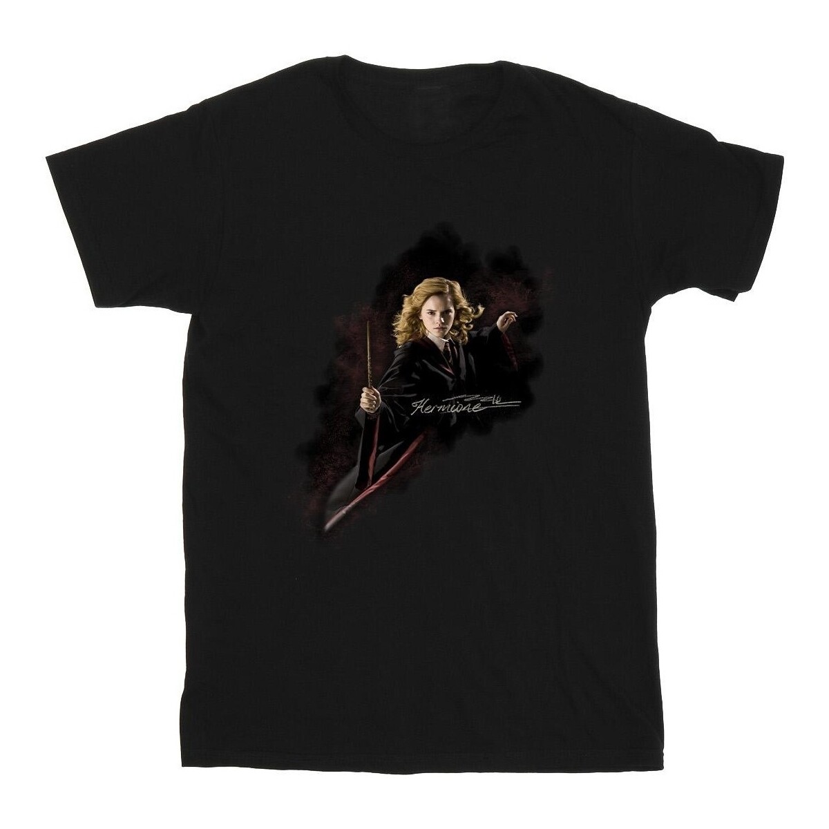 Vêtements Garçon T-shirts manches courtes Harry Potter Hermione Fight Like A Girl Noir