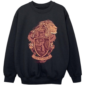 Vêtements Fille Sweats Harry Potter Gryffindor Sketch Crest Noir