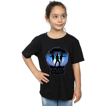 Vêtements Fille T-shirts manches longues Harry Potter Attack Silhouette Noir