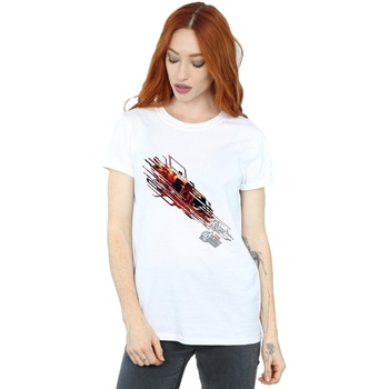 Vêtements Femme T-shirts manches longues Marvel Avengers Iron Man Shooting Burst Blanc