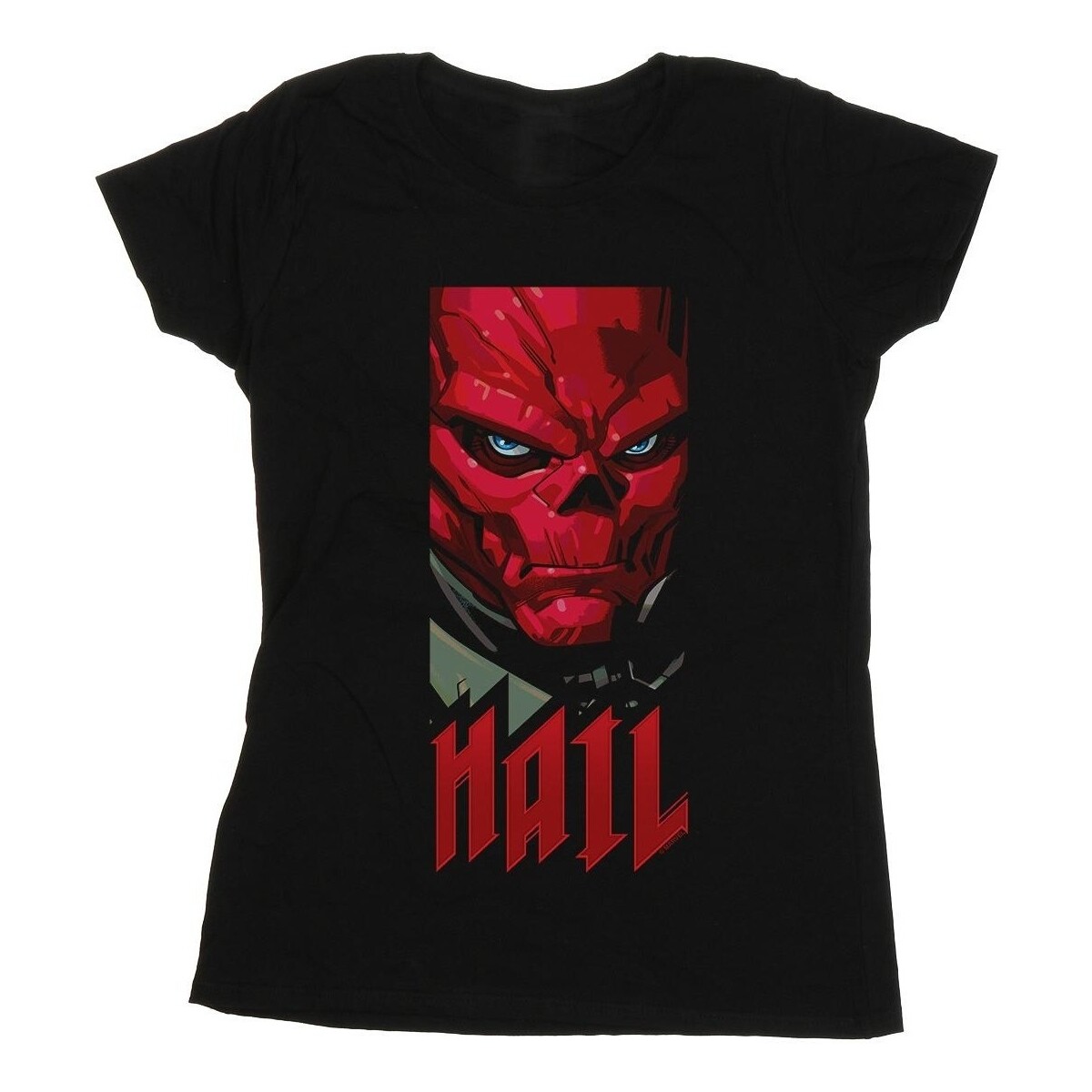 Vêtements Femme T-shirts manches longues Marvel Avengers Hail Red Skull Noir