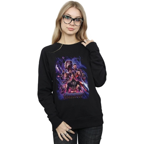 Vêtements Femme Sweats Marvel Avengers Endgame Movie Poster Noir
