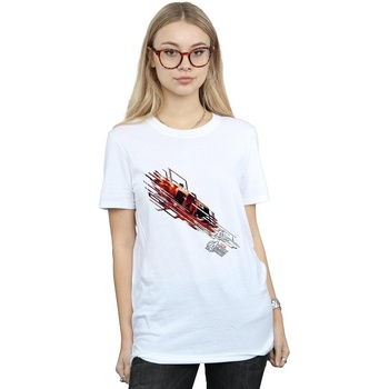 Vêtements Femme T-shirts manches longues Marvel Iron Man Shooting Burst Blanc