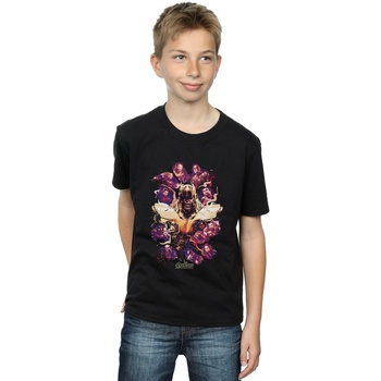 Vêtements Garçon T-shirts manches courtes Marvel Avengers Endgame Movie Splatter Noir