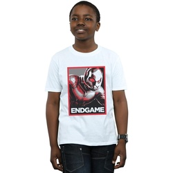 Vêtements Garçon T-shirts Pocket manches courtes Marvel Avengers Endgame Ant-Man Poster Blanc